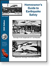 Publication cover: Homeowner's Guide to Earthquake Safety.