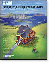 Publication cover: Putting Down Roots in Earthquake Country. Your Handbook for the San Francisco Bay Region.