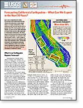 Publication cover: Forecasting California's Earthquakes. What can we expect in the next 30 Years?